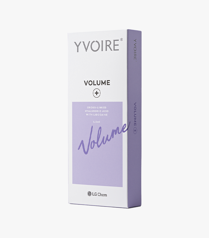 Frasco de Ácido Hialurônico LG Yvoire Volume Plus Lido 1ml para preenchimento facial e aumento de volume.