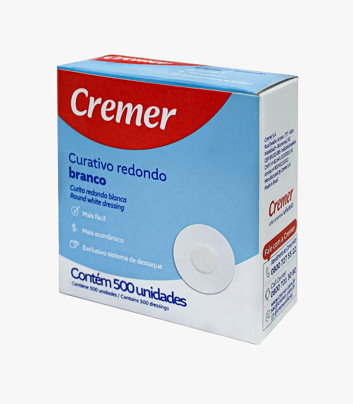 cremer Curativo Redondo Cremer – Rolo com 500 unidades - Imagem 1