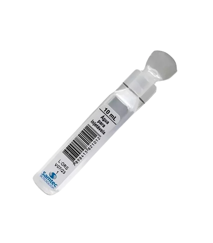 1 Água para injeção Samtec 10ml - 1un - Imagem 1