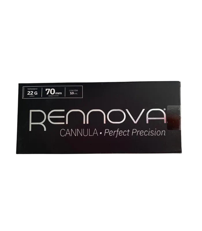 canulas rennova (3) Cânula Rennova Perfect Precision 22G x 70mm - Caixa com 10un - Imagem 1